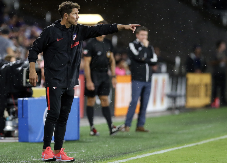 Simeone: “El equipo está trabajando muy bien”