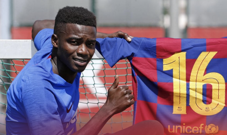 Moussa Wagué, sube al primer equipo del Barça