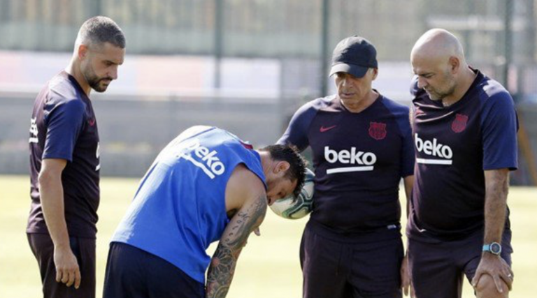 Alarma en el Barça: Messi se lesiona en su primer entrenamiento