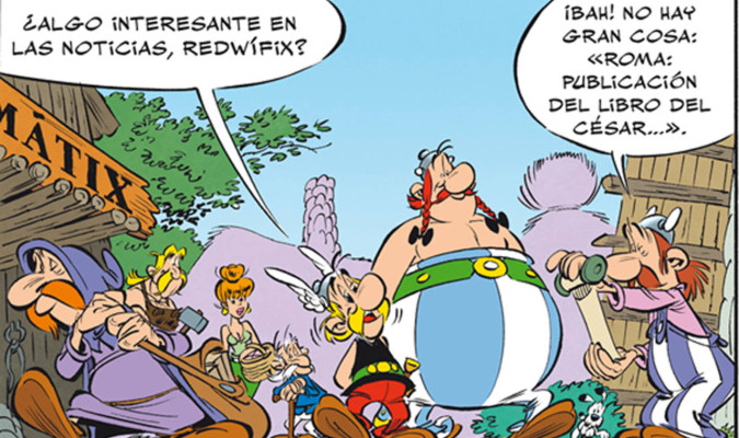 Las viñetas que avanzan la nueva aventura de Astérix