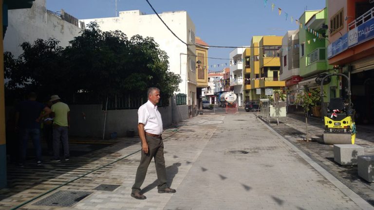 Finalizan las obras de la calle Mariano de Cáceres en La Aldea de San Nicolás