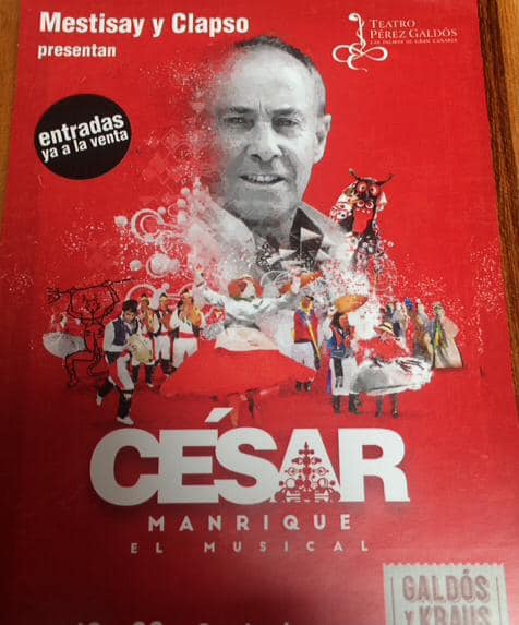 Ensayo general con público incluido de la obra «Cesar Manrique, El Musical» en el Centro Cívico de Carrizal