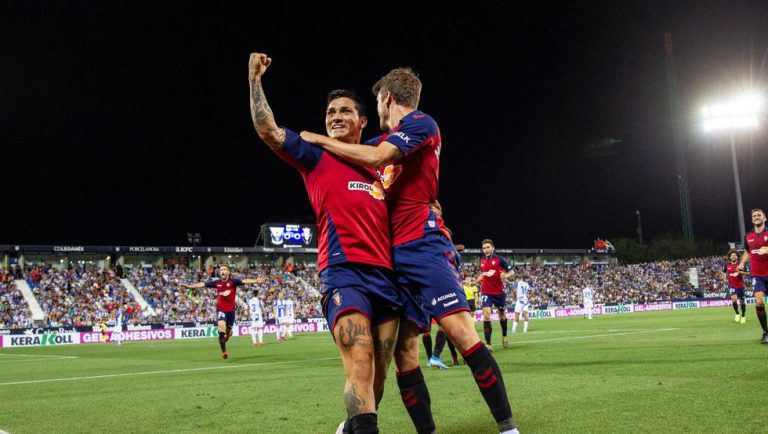 Osasuna vuelve con buen pie a la Liga Santander con victoria a domicilio ante el Leganés