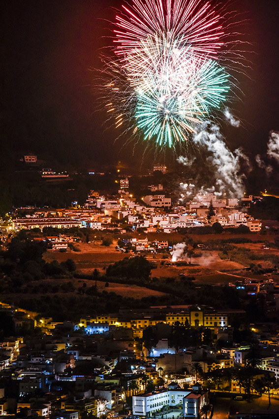 La Villa de Teror suspende la exhibición de fuegos artificiales del Día del Pino