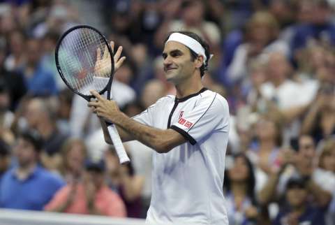 Federer pasa sin dificultades a tercera ronda del abierto de Estados Unidos