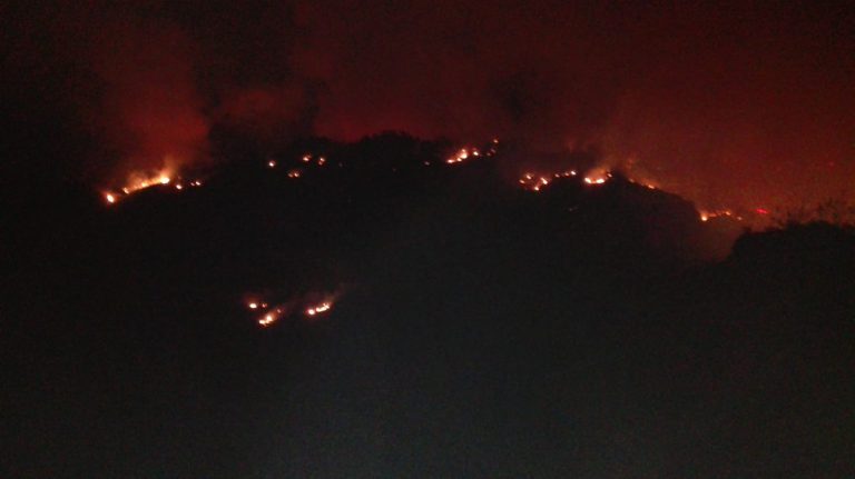 Se reactiva en algunos puntos el incendio en la cumbre de Gran Canaria