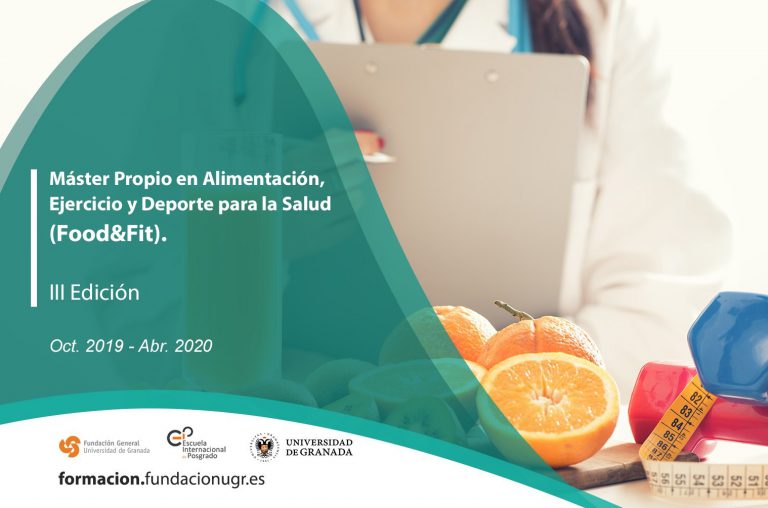 La UGR organiza el Máster Propio en Alimentación, Ejercicio y Deporte para la Salud