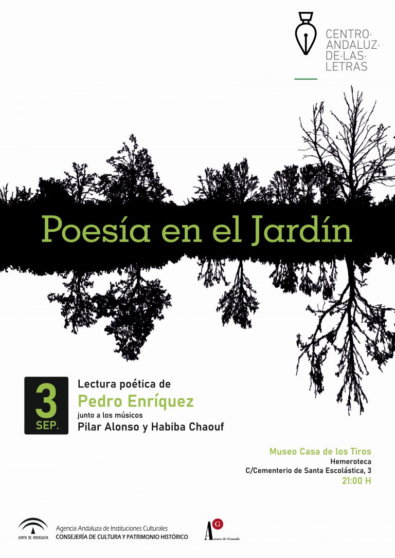 El poeta Pedro Enríquez abrirá el ciclo de ‘Poesía en el Jardín’