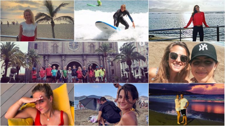 Las jugadoras del  ITF World Tennis Tour Disa vuelven a colocar a Las Palmas de Gran Canaria como escenario de sus perfiles de Instagram