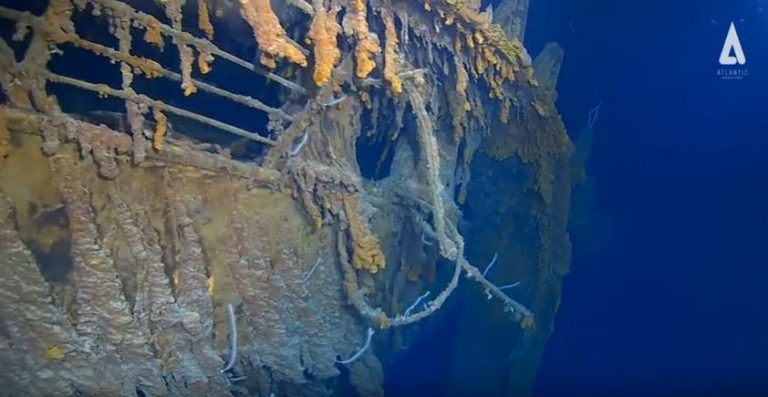 Exploradores submarinos captan imágenes del Titanic en 4K y confirman su deterioro