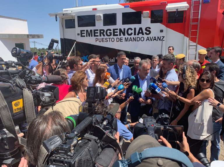 Pedro Sánchez: “El Estado prestará todo el apoyo necesario a la isla de Gran Canaria para que recupere cuanto antes su día a día”