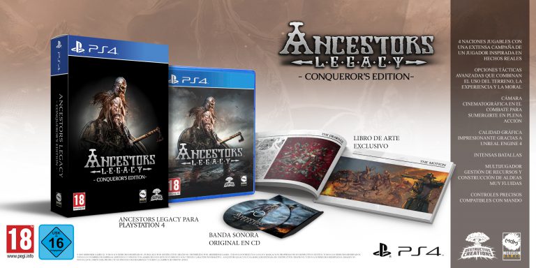 Meridiem Games lanza en físico Ancestors Legacy Conqueror’s Edition para PS4