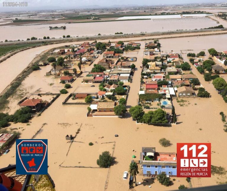 Los efectos de la gota fría en España: seis ahogados y récord de lluvia en Almería y Murcia