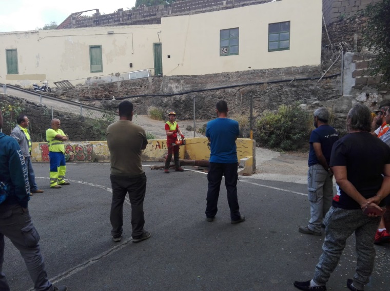 Empleados del Ayuntamiento de Guía realizan un curso de manejo seguro de herramientas