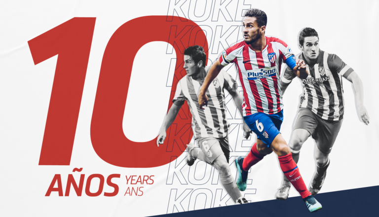 ¡Felicidades! Koke cumple una década en el primer equipo