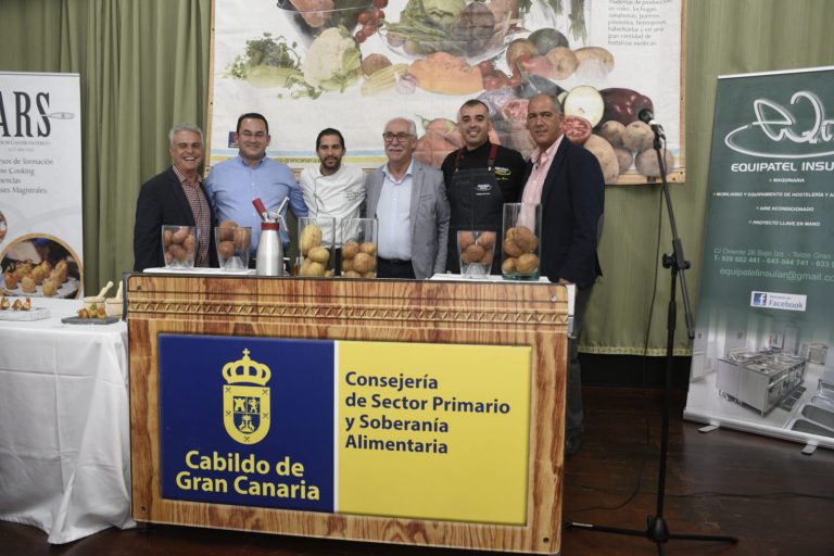 Cientos de personas disfrutan de la Feria de la Papa de Gran Canaria en Teror y conocen las 31 variedades que se cultivan en la Isla