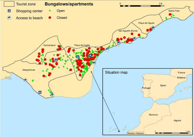 Investigadores de la ULPGC estudian la conversión del uso de suelo turístico a residencial en Maspalomas