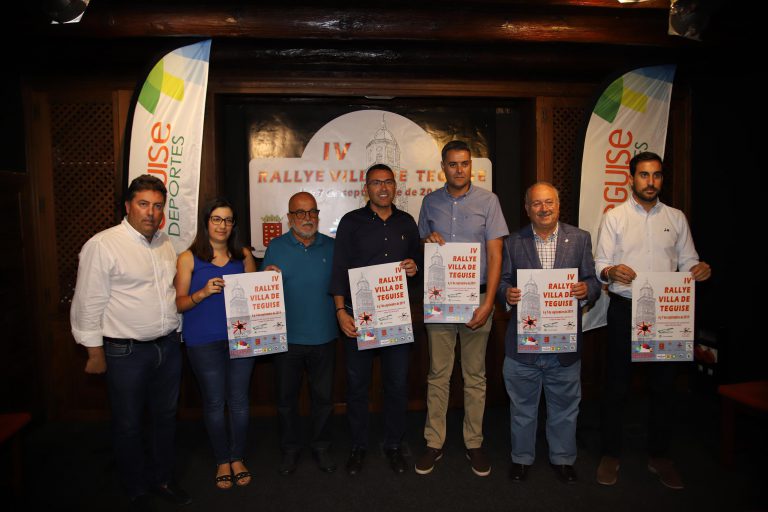 El Palacio Spínola acogió la presentación del IV Rallye de Teguise 