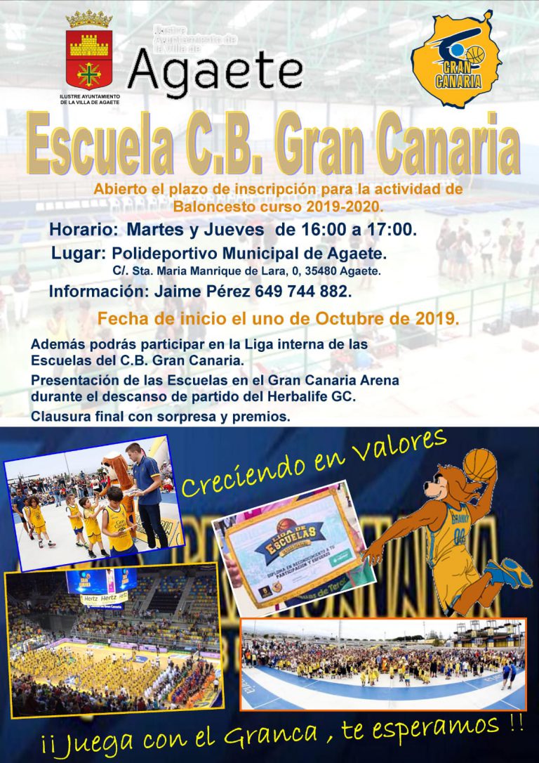 Arranca la Escuela C.B. Gran Canaria en la Villa de Agaete