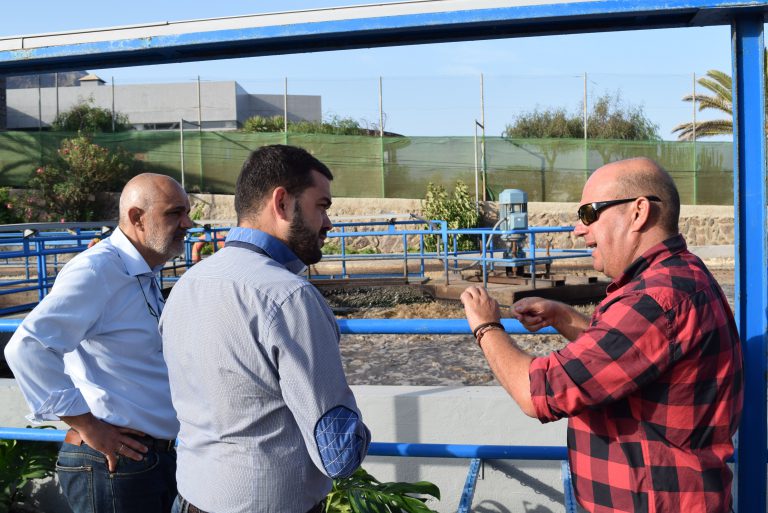 La estación depuradora de Punta del Hidalgo mejora su eficiencia en la gestión de aguas residuales