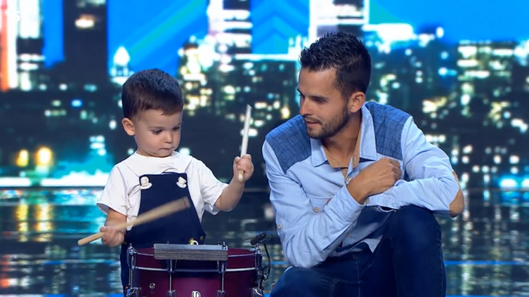 Hugo, el concursante más joven en la historia de ‘Got Talent’, arrasa tocando el tambor