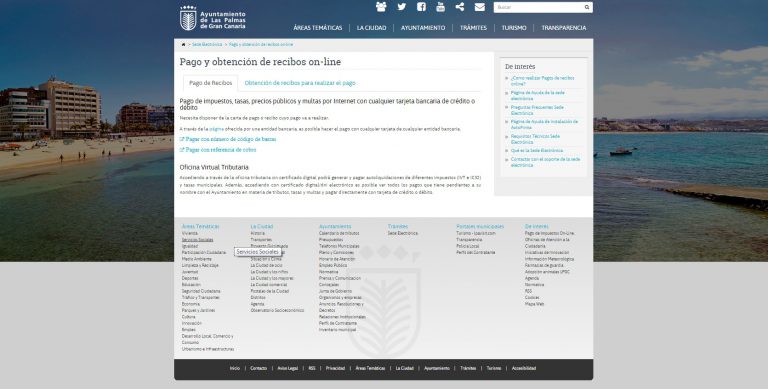 El Ayuntamiento de Las Palmas de Gran Canaria abre este jueves el plazo voluntario de pago de impuestos y tasas municipales