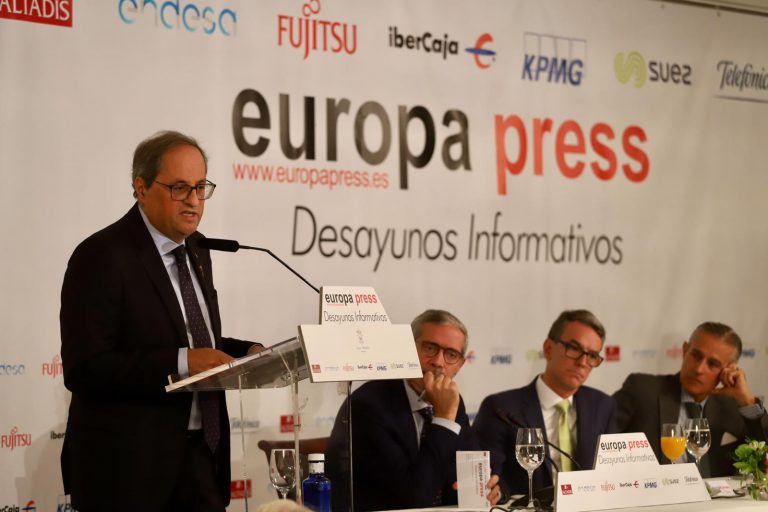 Torra amenaza con «culminar la independencia” si el Supremo no absuelve a los encausados del ‘procés’