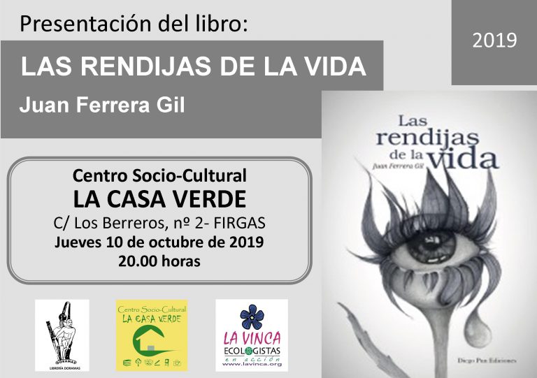 El 10 de octubre se presenta en Firgas el libro “Las rendijas de la vida”, de Juan Ferrera Gil