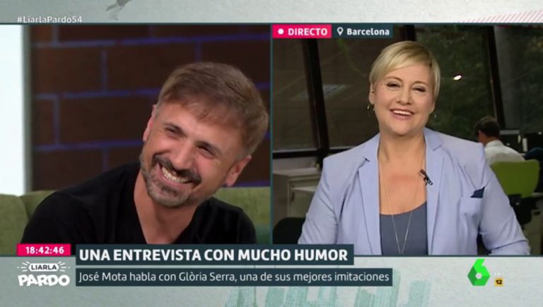 La reacción de Glòria Serra al pillar a José Mota imitándola en directo