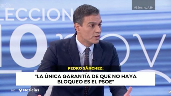 Sánchez arremete contra el PP por no «desmarcarse» de VOX y por el «trampantojo» de la ‘gran coalición’