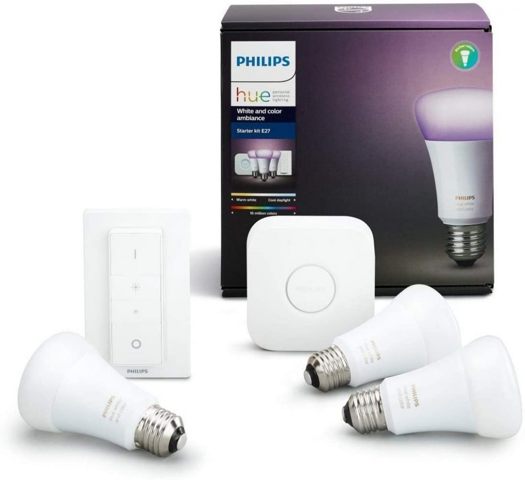 bombillas inteligentes philips hue kit