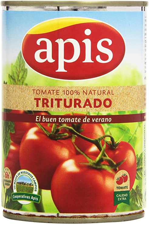 Apis, Tomate 100% Natural Triturado