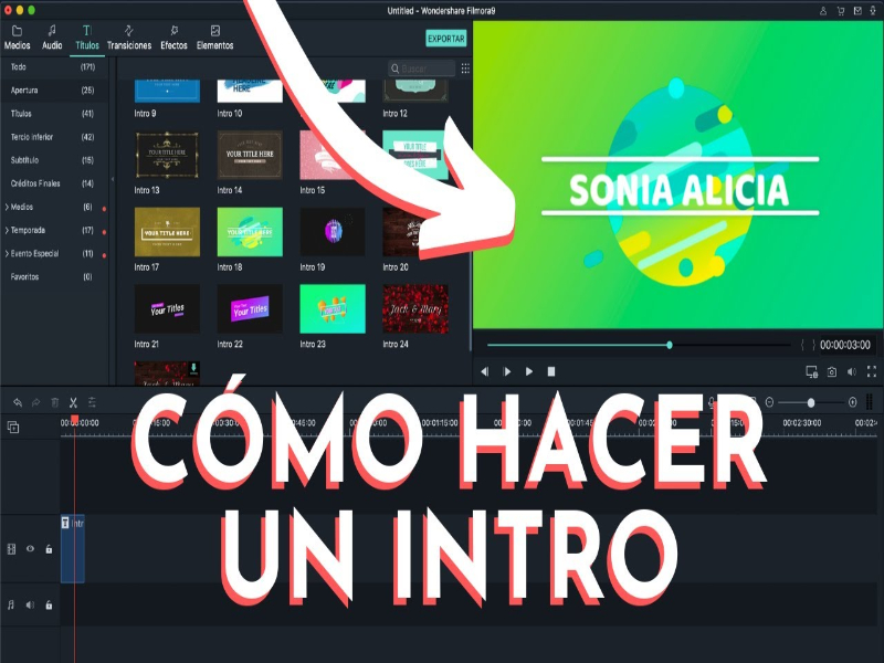 Hacer Intro En Youtube