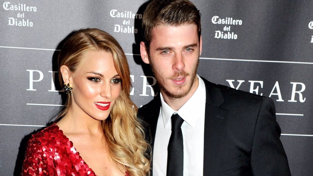 Edurne y David De Gea.