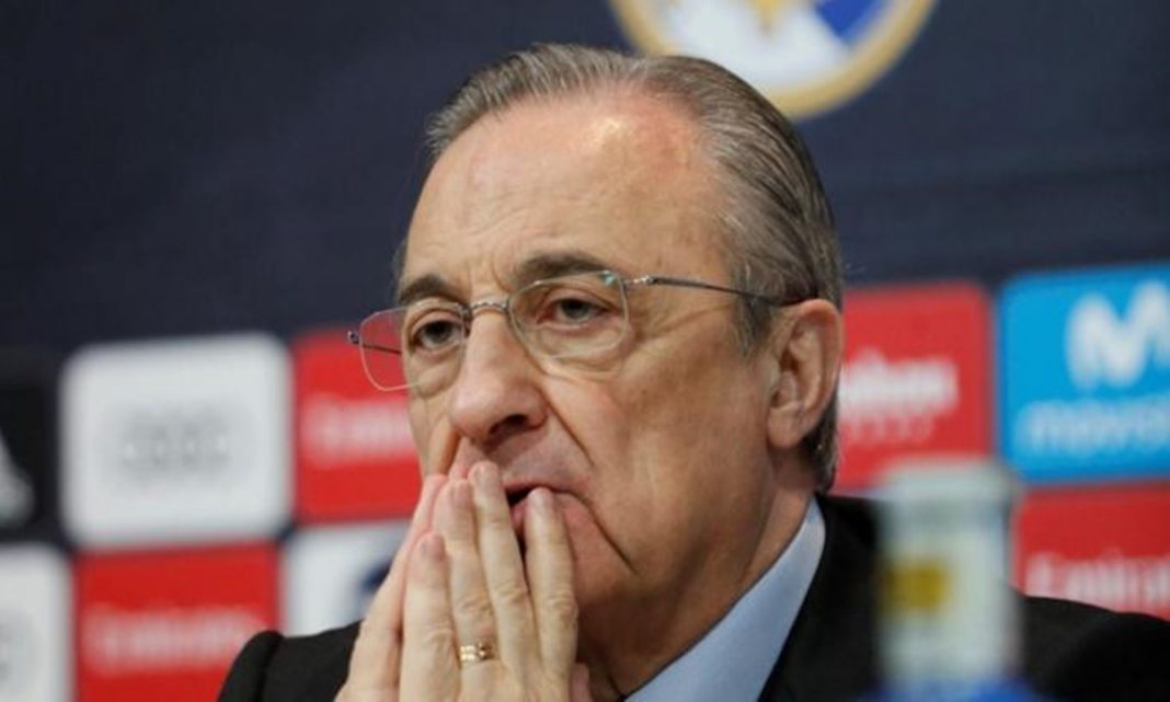 Florentino Pérez, espalda Real Madrid