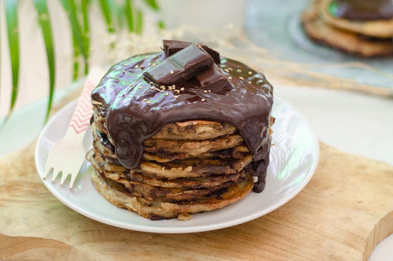 Tortitas de chocolate, la tentación más irresistible para un desayuno de domingo