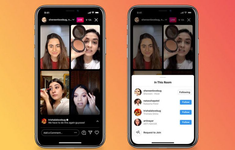 Cómo crear directos en Instagram con varias personas