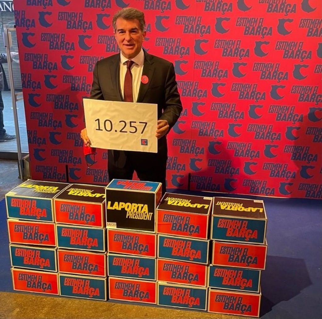 Joan Laporta Es El Principal Favorito En Las Elecciones A La Presidencia Del Barça.