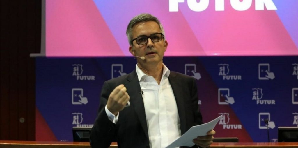 Víctor Font, En La Campaña A La Presidencia Del Barça.