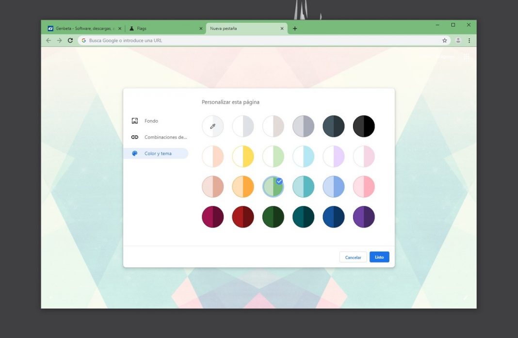 crear tema y colores para chorme