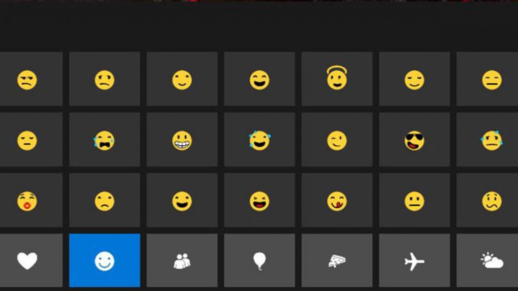 emojis windows 10