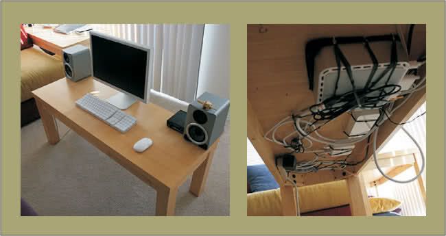 Cómo disimular los cables en el escritorio - Blog de Topmueble