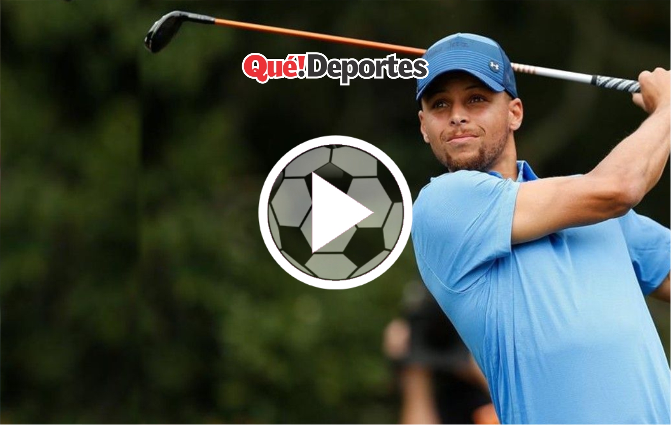 Stephen Curry las mete hasta cuando juega al golf