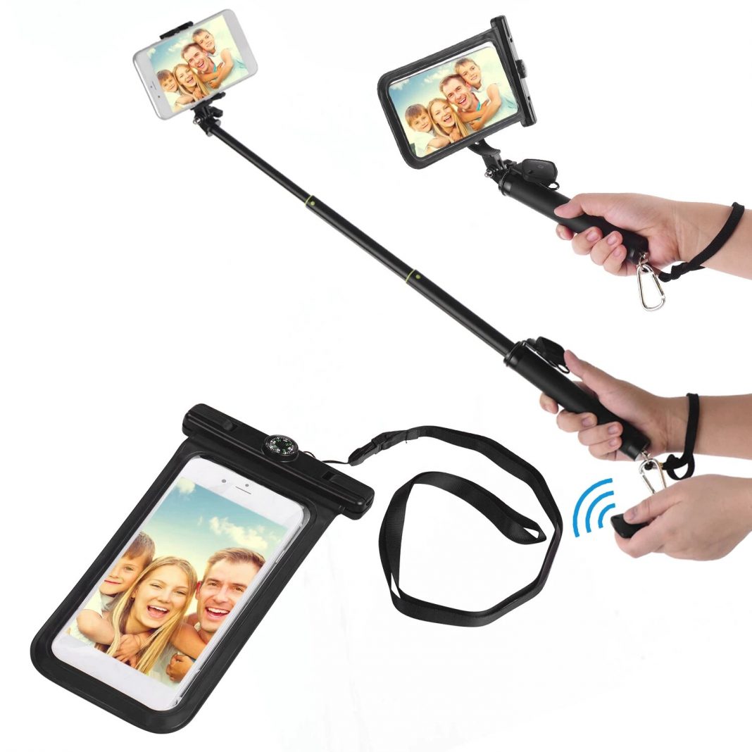 selfie stick control remoto submarinismo