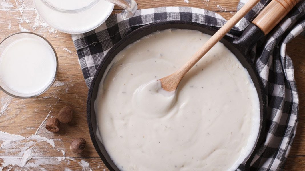 Bechamel sin mantequilla