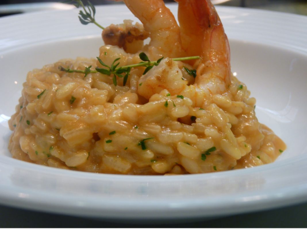 risotto de gambas