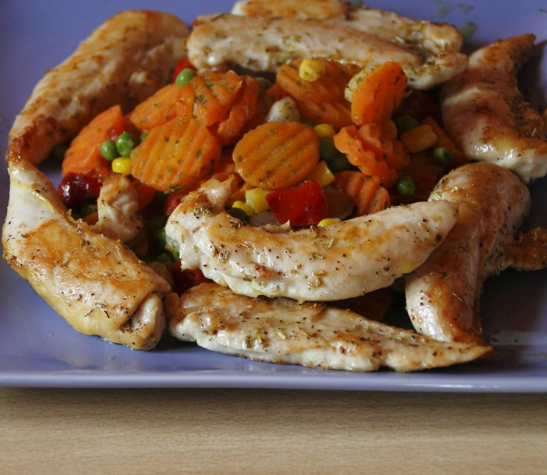 Pollo en papillote los pasos para hacerla en el microondas con verduras