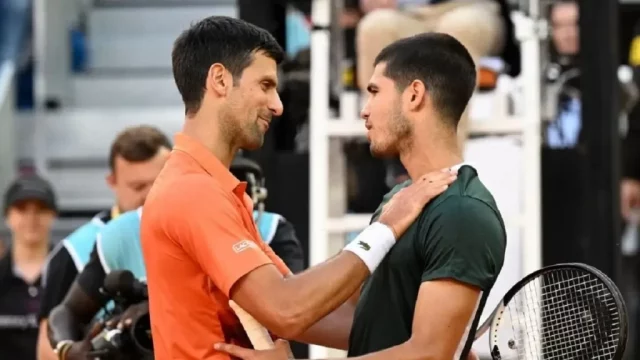 Djokovic Y Alcaraz Fuente: Efe