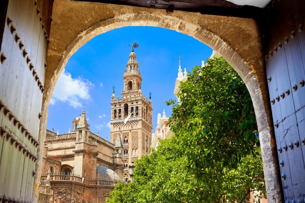 Plaza España y el parque Maria Luisa