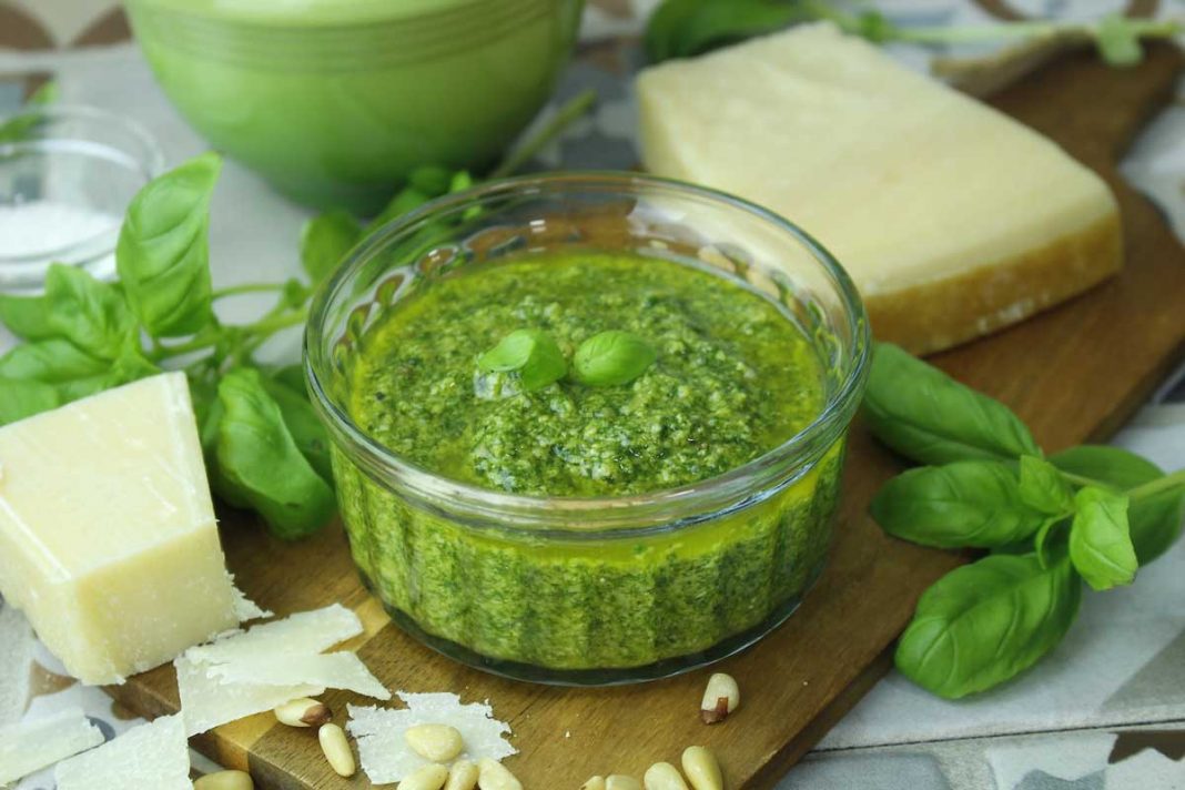 Ingredientes del pesto